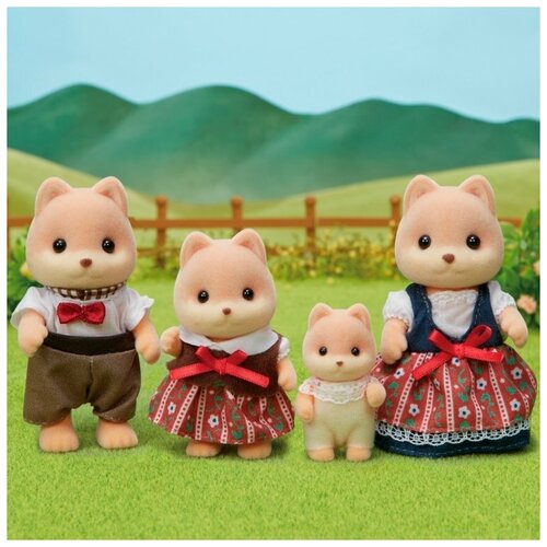 фото Sylvanian families набор "семья карамельных собачек" 5459