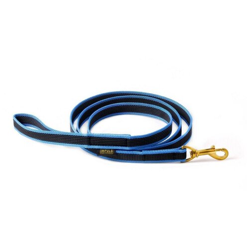 Поводок Saival Premium Цветной край 25мм, 7м, синие края
