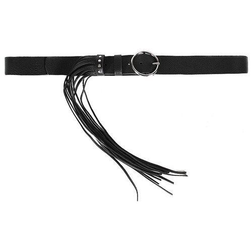 фото Ремень/ремень женский/натуральная кожа/mayger/а-рн-7301/черный/115/цельнокроеный/круглая пряжка/подарочная коробка