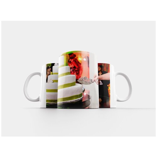 фото Кружка "свадебный пирог, торт, брак" 320 мл lotsprints