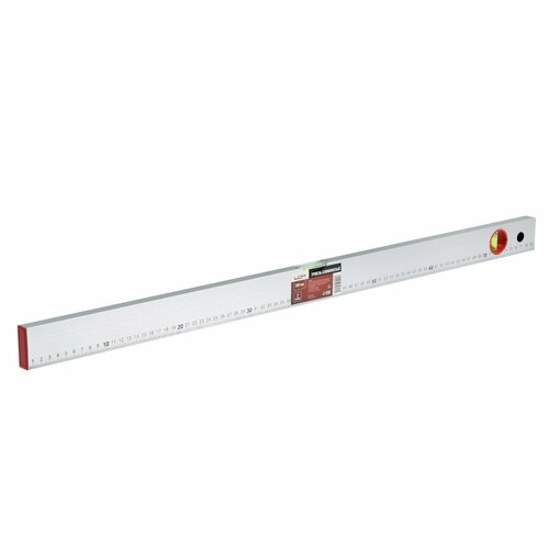 Уровень алюминиевый 2 глазка линейка 800 мм 971₽