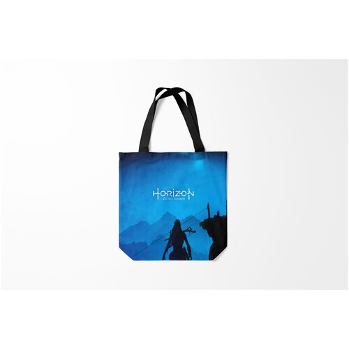 фото Сумка-шоппер / 40х40 см / геймерам / horizon zero dawn burnettie