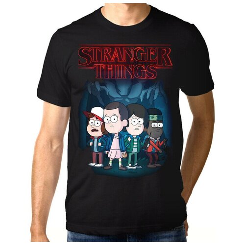 фото Футболка design heroes гравити фолз мужская черная 2xl