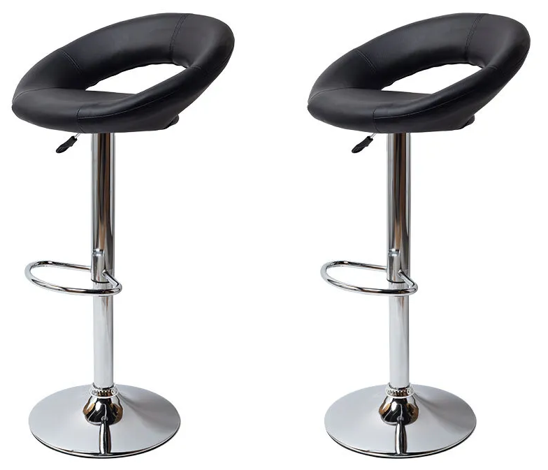 Комплект из двух барных стульев BN 1009-1 черный
