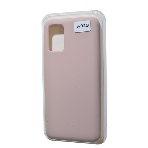 фото Чехол-накладка для samsung a025f a02s silicone case nl закрытый светло-розовый (18)