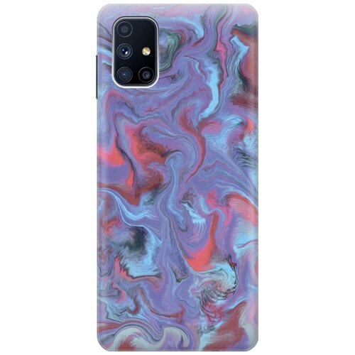 фото Силиконовый чехол синяя абстракция на samsung galaxy m51 / самсунг м51 re:pa