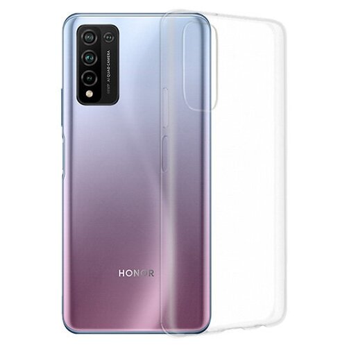 Силиконовый чехол для Huawei Honor 10X Lite прозрачный 1.0 мм полупрозрачный дизайнерский силиконовый чехол для huawei honor 10x lite панды