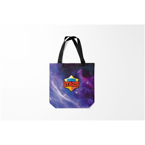 фото Сумка-шоппер / 40х40 см / геймерам / brawl stars звезда burnettie