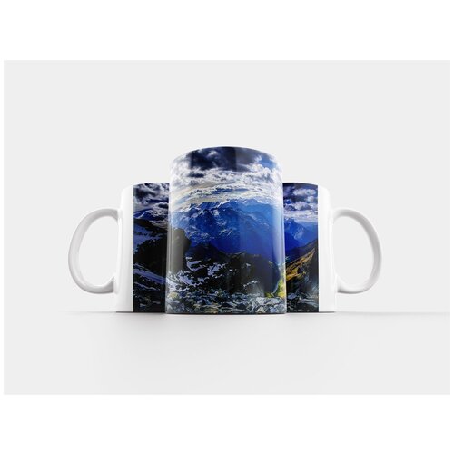 фото Кружка "альпы, панорама, горная вершина" 320 мл lotsprints