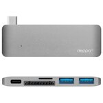 Адаптер Deppa USB-C для APPLE MacBook Graphite 72217 - изображение