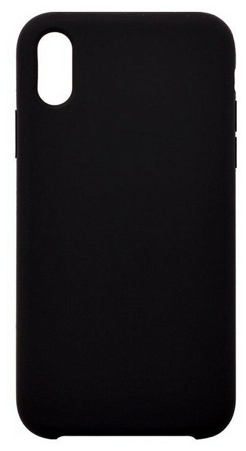 Силиконовая накладка без логотипа (Silicone Case) для Apple iPhone XR черный