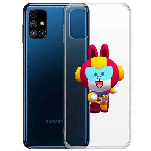 фото Чехол-накладка clear case brawl stars-кони макс для samsung galaxy m51 (m515) krutoff group