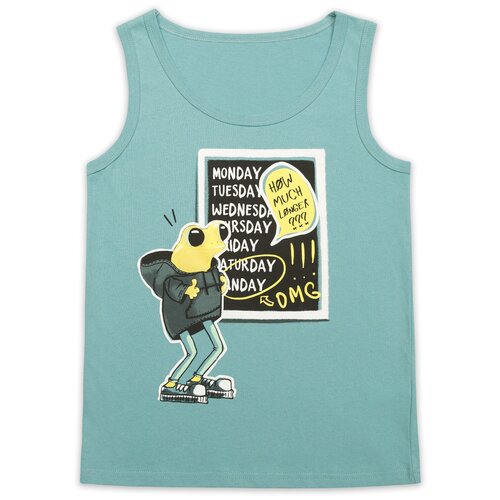 фото Майка pelican buvd4273 для мальчиков, цвет серый, размер 10