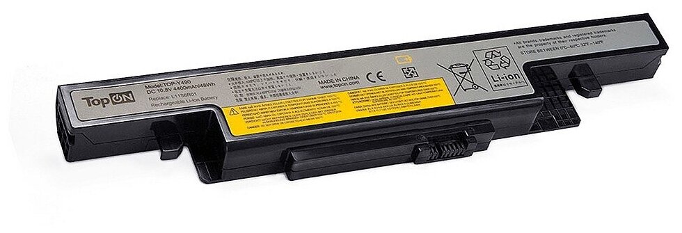 Аккумулятор для ноутбуков Lenovo IdeaPad Y400 Y410 Y490 Y500 Y510 Y590. 10.8V 4400mAh 48Wh. PN: L11S6R01 3INR19/66-2.