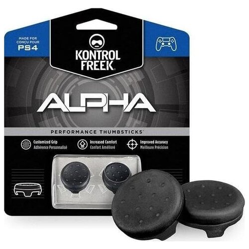 Накладки на стики KontrolFreek Grips ALPHA Black для геймпада Dualshock PS4 чёрный 9 90000₽