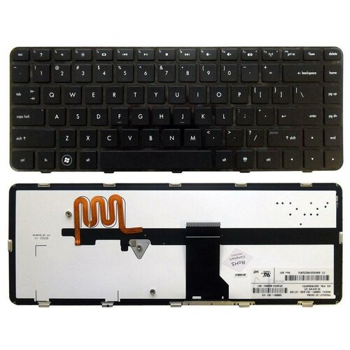 Клавиатура для ноутбука HP Pavilion DM4-1000 DV5-2000 DV5-2100 черная с подсветкой