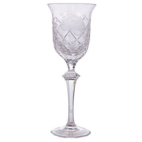 Бокалы для белого вина 225 мл 6 шт Arnstadt Kristall Роза Без декора 222063 73836₽