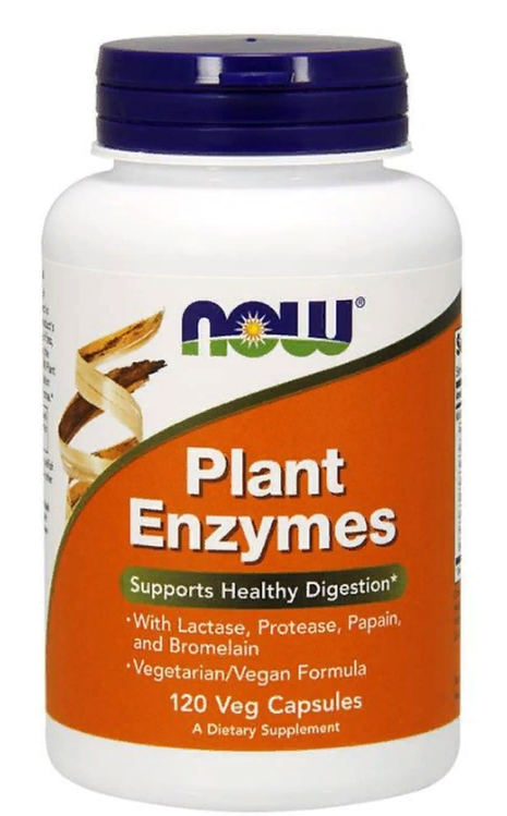 NOW FOODS Plant Enzymes (Растительные Энзимы) 120 вег капсул (Now Foods)