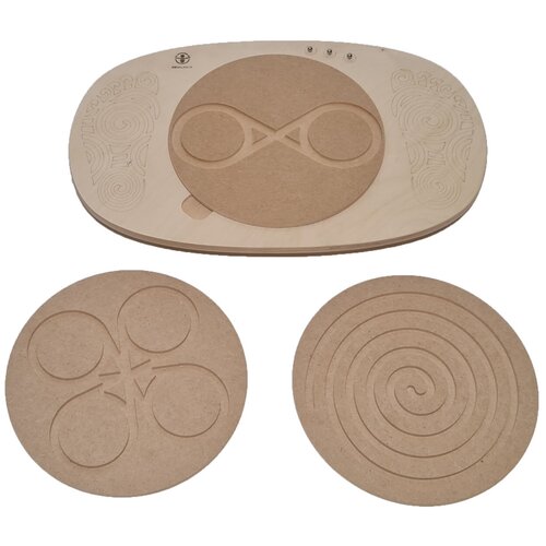 Балансборд с лабиринтом №1, балансборд для ног, доска бильгоу