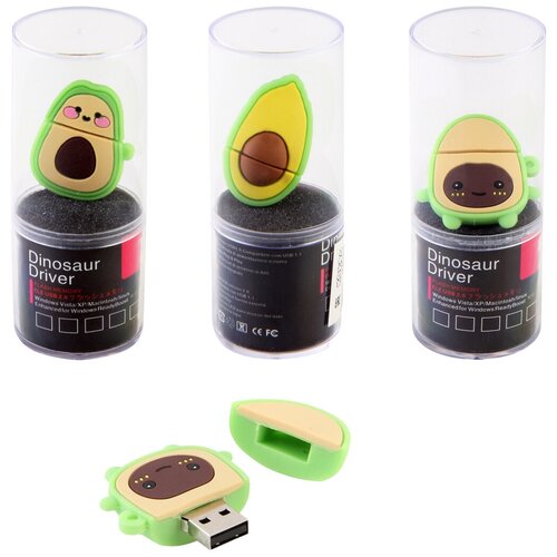 Флеш-память USB 16 Gb 211618 кокос Avocado ассорти 3 вида - 1 шт.