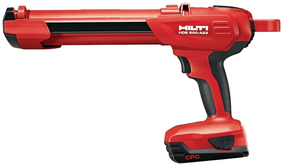 Аккумуляторный дозатор HILTI HDE 500 A22 для химических анкеров (аккумулятор зарядка 2 картриджа)