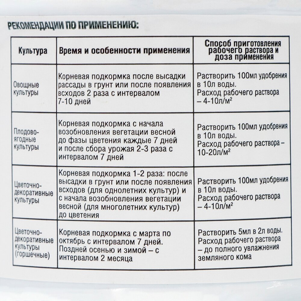 удобрение органоминеральное бочка и четыре ведра гумат фосфора 0,6л Фаско - фото №13