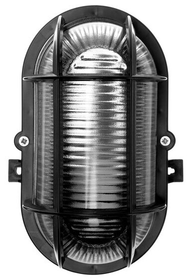 Светильник TDM НБП 02-60-004,"Евро", Е27, 60 Вт, IP54, защитная сетка, чёрный - фотография № 3