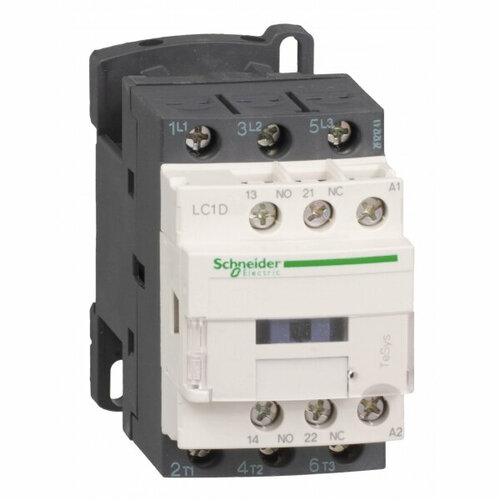 Контактор 3п 12А D но+НЗ 400В 50/60Гц зажим под винт SchE, SCHNEIDER ELECTRIC LC1D12V7 (1 шт.)