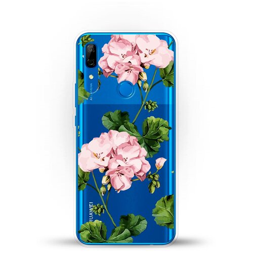 фото Силиконовый чехол розовые цветы на huawei p smart z andy & paul