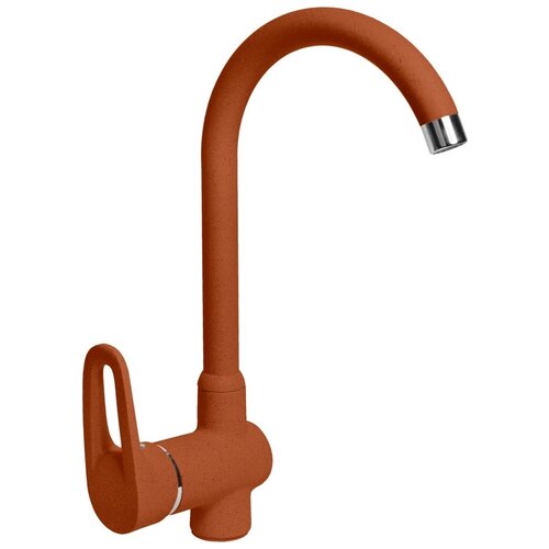 AquaGranitEx Смеситель AquaGranitEx C-5035 для кухонной мойки, терракотовый
