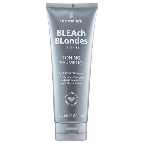 Lee Stafford Bleach Blondes Ice White Toning Shampoo 250мл