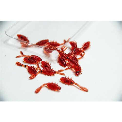 Силиконовая приманка мормышка Bukashka 25мм (20шт) цвет: Grape