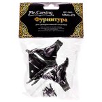 MMG-075 Фурнитура ножка для коробок и сундучков цвет №02 бронза 4,1 х 2,4 см 4 шт. Mr. Carving - изображение