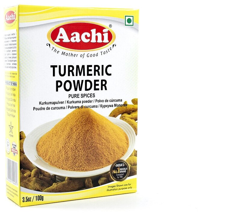 Aachi Куркума молотая (Turmeric Powder) 100 г
