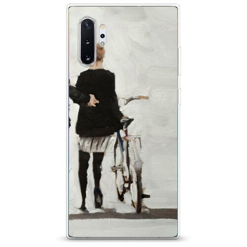 фото Силиконовый чехол "пара на велосипедах 2" на samsung galaxy note 10 + / самсунг гэлакси нот 10 плюс case place