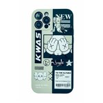 Чехол накладка Luxo Kaws для iPhone 12 pro, чехол с защитой камер силиконовый - изображение