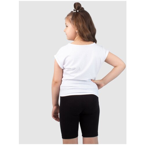 фото 7070-203 шорты-велосипедки детские (122-64(32); черный (1504)) trend