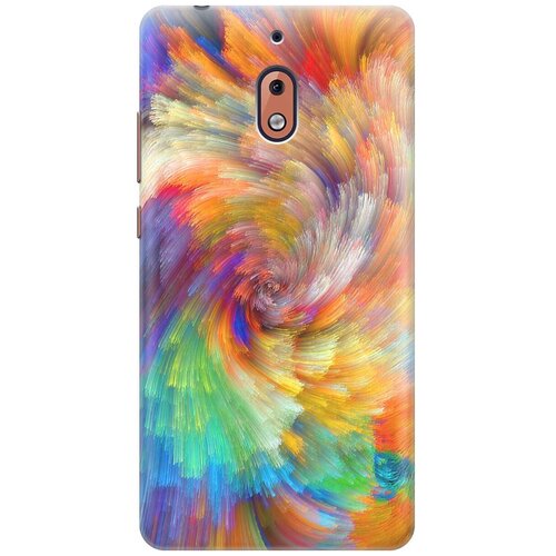 фото Re:pa накладка transparent для nokia 2.1 с принтом "акварельная красота"