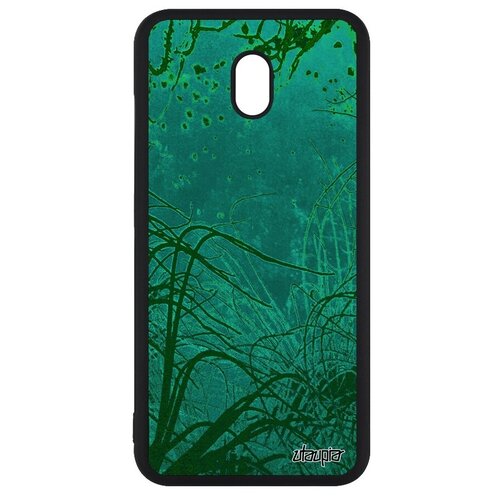 фото Защитный чехол на телефон // xiaomi redmi 8a // "травы" океан водоросли, utaupia, бирюзовый