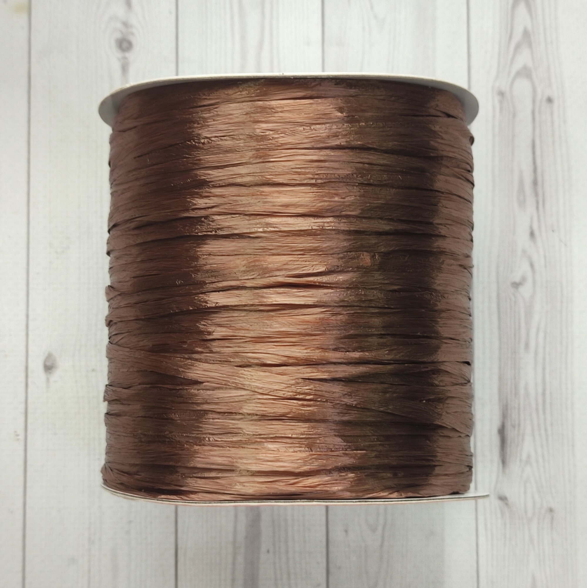 фото Пряжа Raffia Ispie (Рафия), 100% целлюлоза, Медь (Copper) 7509201, 250 м