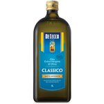 Масло оливковое De Cecco нерафинированное Extra Virgin Classico, стеклянная бутылка - изображение