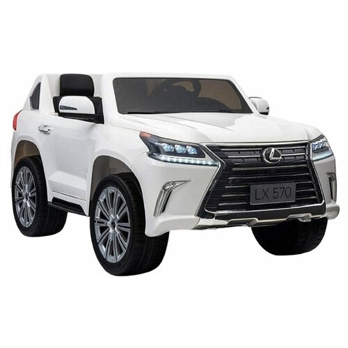 Crazy Car Автомобиль Lexus LX570 4WD, белый блок питания 180w 12v 1шт