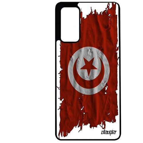 фото Чехол для мобильного samsung galaxy s20fe, "флаг туниса на ткани" государственный страна utaupia