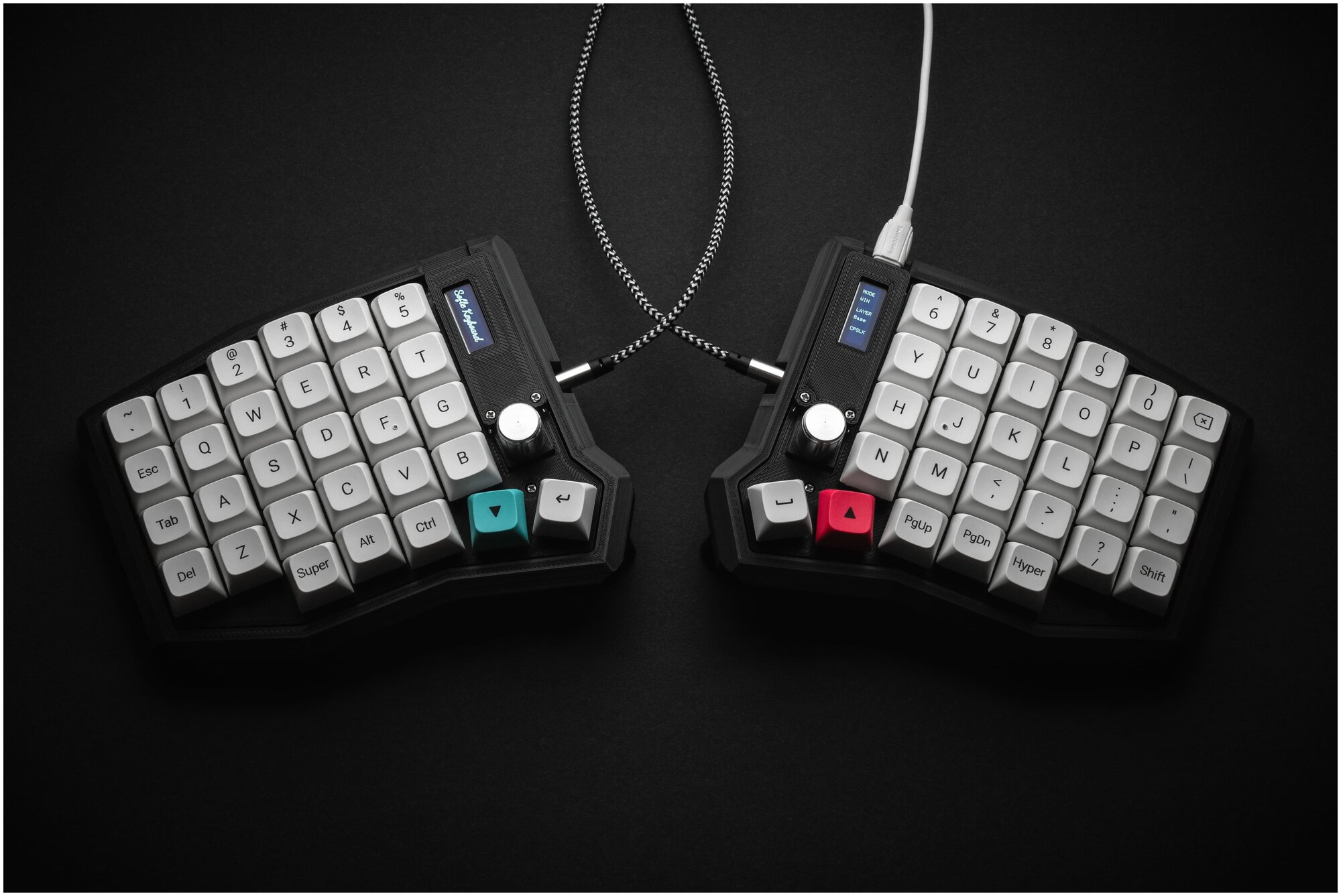 Механическая клавиатура Sofle RGB v2 3D черный корпус