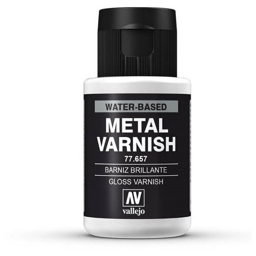 Глянцевый лак-металлик Vallejo серии Metal Color - Gloss Metal Varnish 77657 (32 мл)