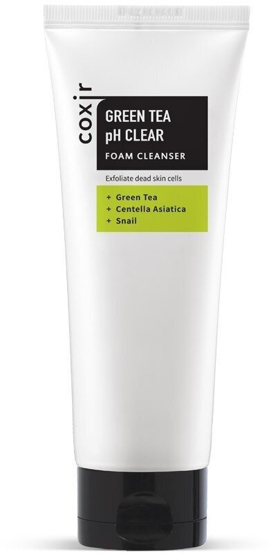 Coxir Green Tea Clear Очищающая пенка с зеленым чаем 150мл