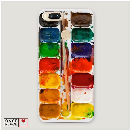 фото Чехол пластиковый xiaomi mi 5x акварель case place