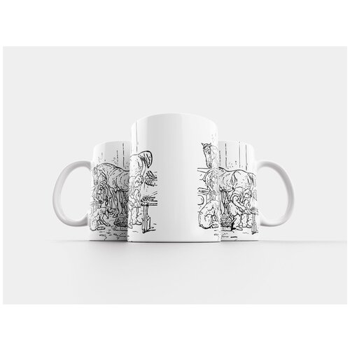 фото Кружка "стабильный, скотный двор, белощёкая" 320 мл lotsprints