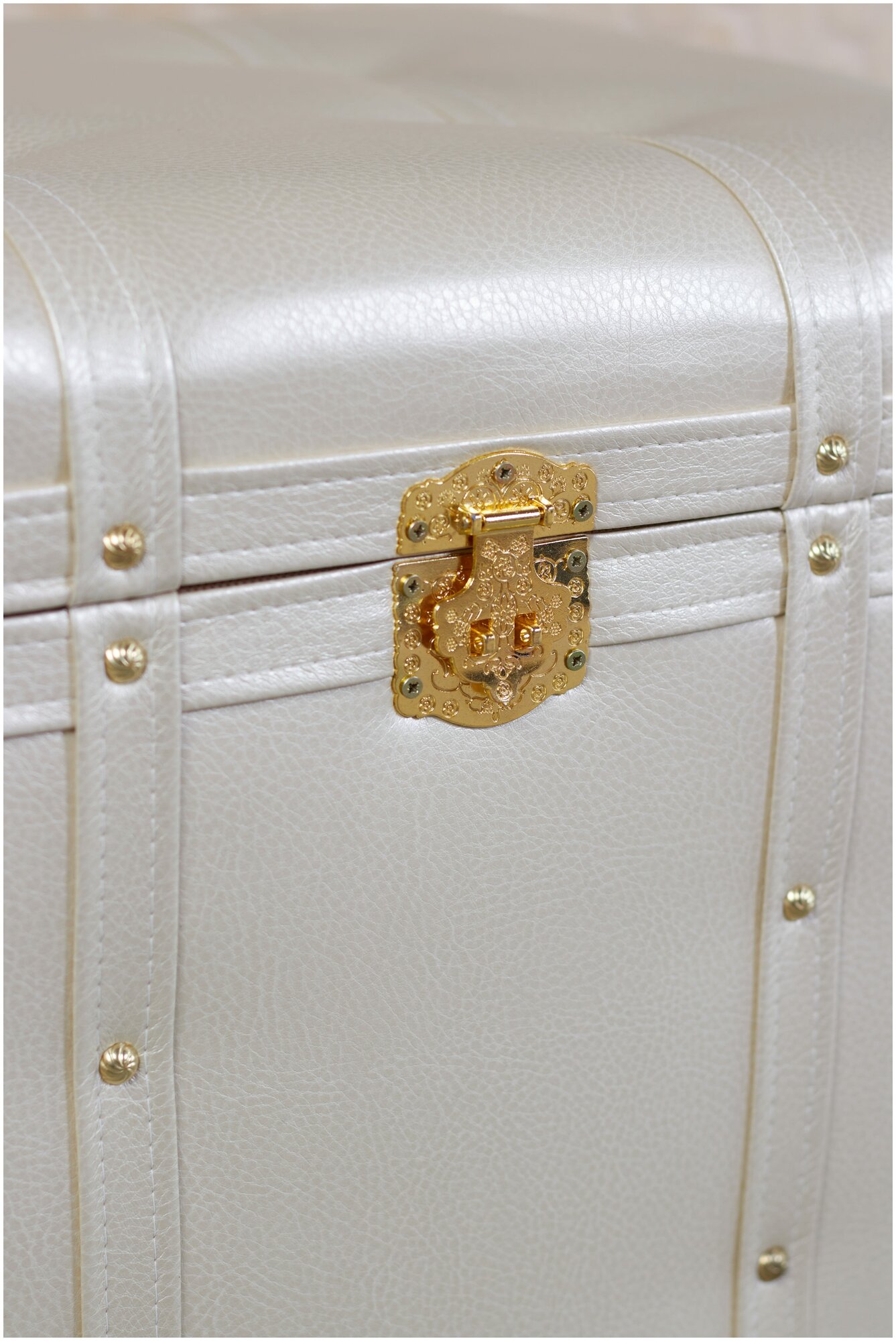 Банкетка OCTOBERHOME жемчужина малый с ящиком для хранения - фотография № 2