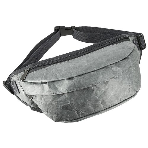 Сумка  поясная Ranzel, внутренний карман, серый